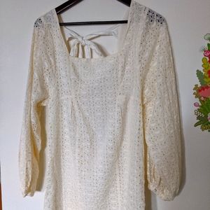 Free People size -2- Cream mini Dress